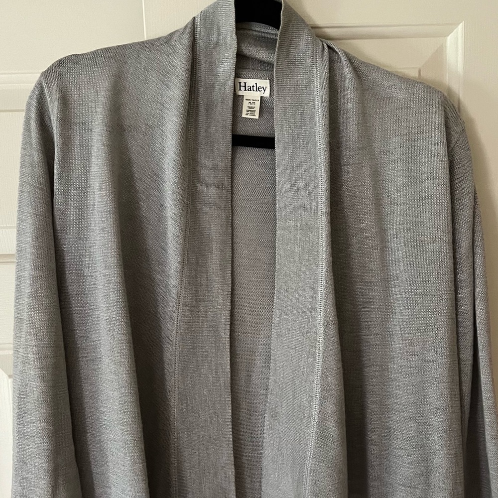Hartley silver/gray cardigan